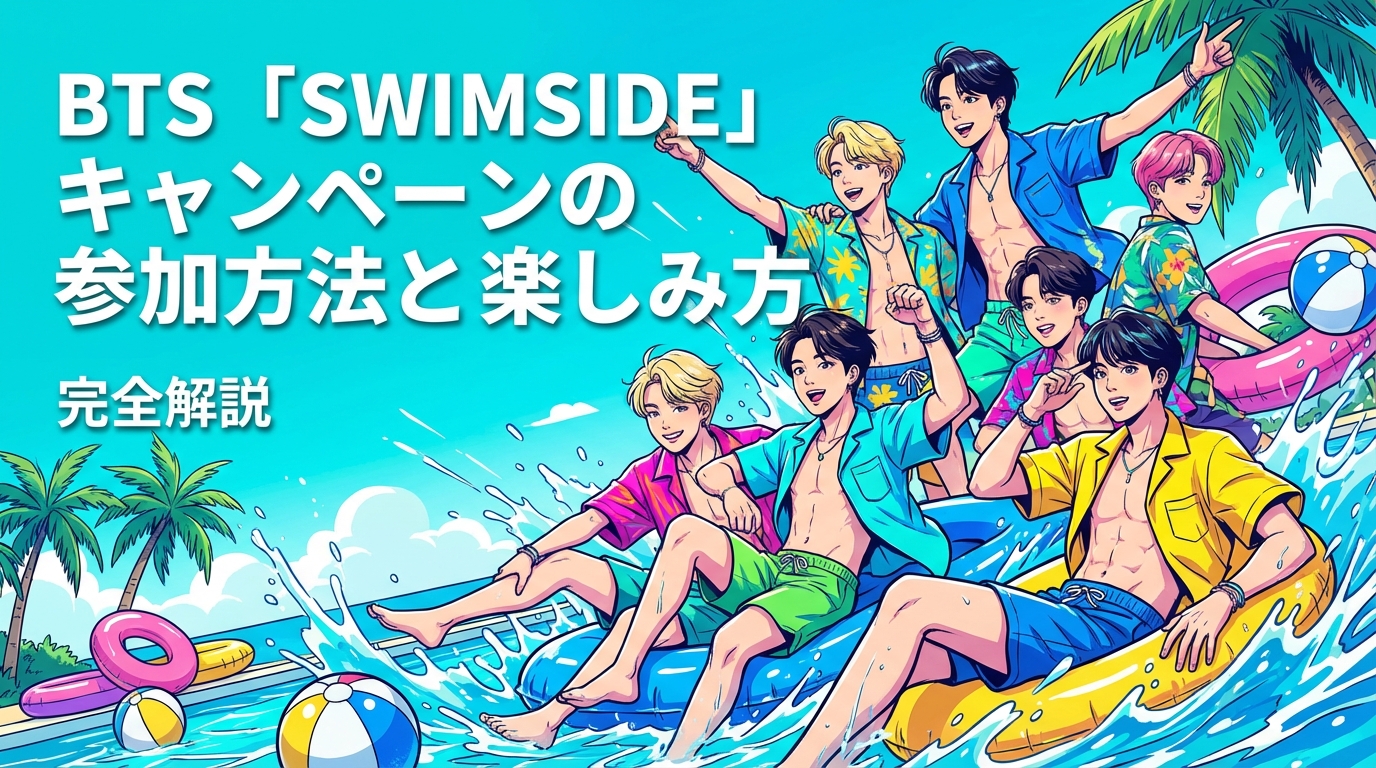 BTS「SWIMSIDE」キャンペーンの参加方法と楽しみ方を完全解説