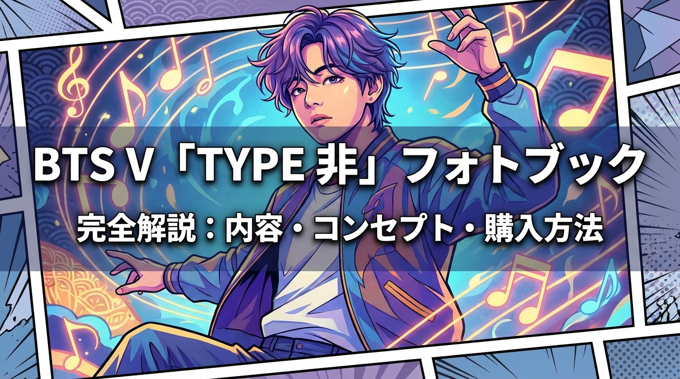 BTS V「TYPE 非」フォトブックの内容・コンセプト・購入方法を完全解説