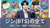 ジン(BTS)の兵役除隊・ソロ活動・ワールドワイドハンサム・料理・性格・家族・建国大学・MBTIまとめ