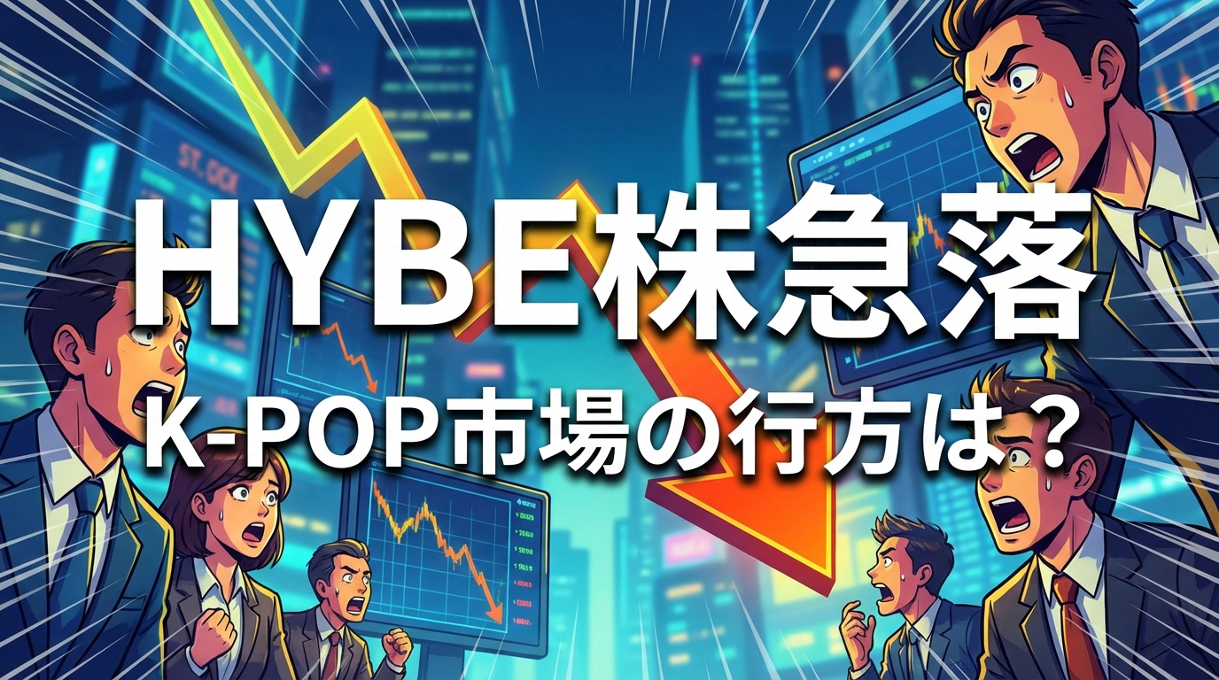 HYBE株急落の理由は？BTS復帰公演後に30万ウォン割れ・市場の失望と今後の見通しを徹底解説