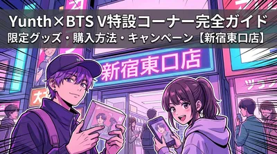 Yunth×BTS V特設コーナーの限定グッズ・購入方法・キャンペーン完全ガイド【新宿東口店】