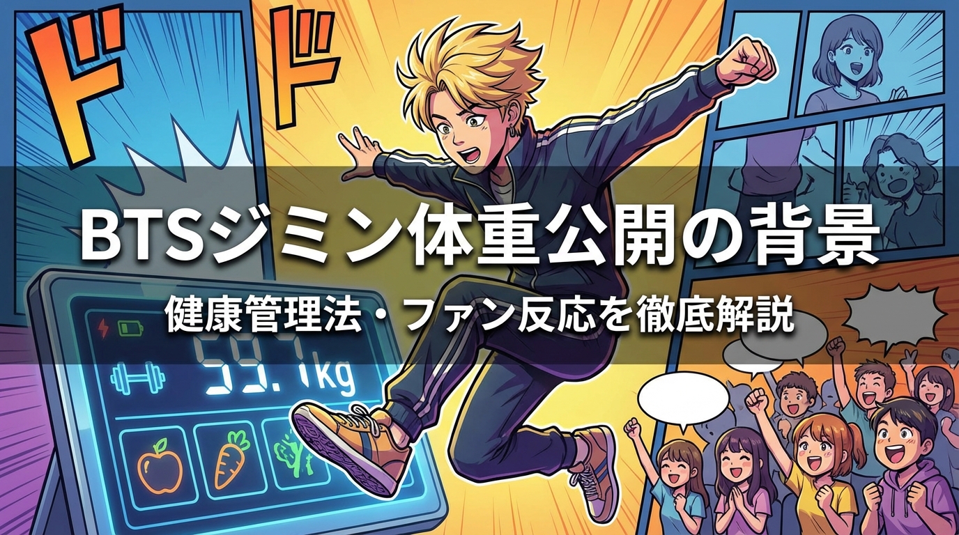 BTSジミン体重59.7kg公開の背景と健康管理法・ファン反応を徹底解説
