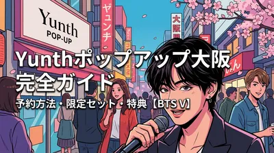 Yunthポップアップ大阪の予約方法・限定セット・特典を完全ガイド【BTS V】