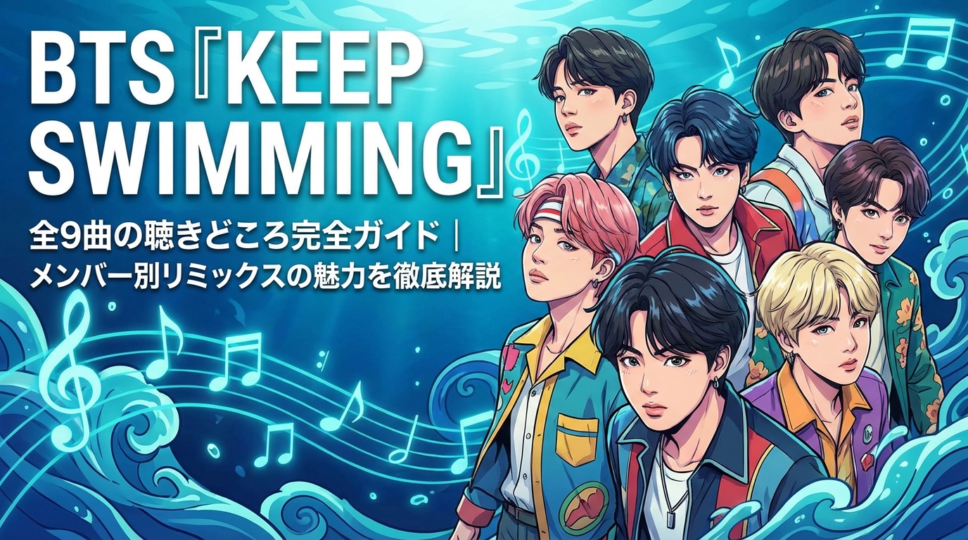 BTS『KEEP SWIMMING』全9曲の聴きどころ完全ガイド|メンバー別リミックスの魅力を徹底解説