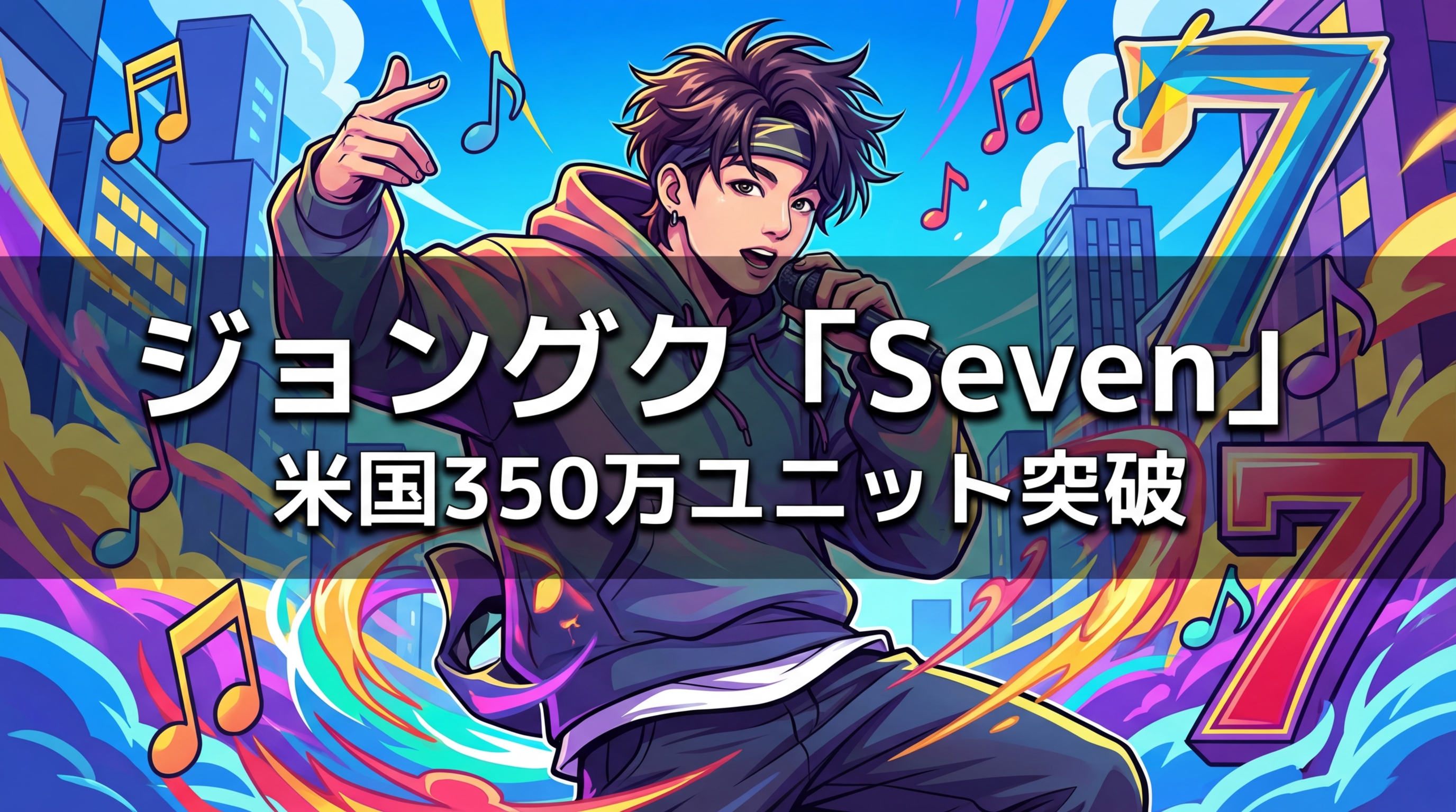 ジョングク「Seven」米国350万ユニット突破の意味とK-POPソロ史上最速記録を徹底解説