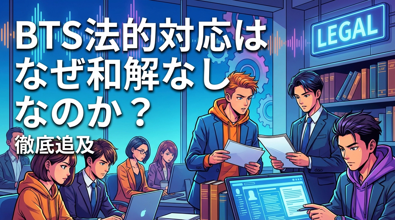 BTS法的対応はなぜ和解なしなのか?徹底追及の理由と具体的手法を完全解説