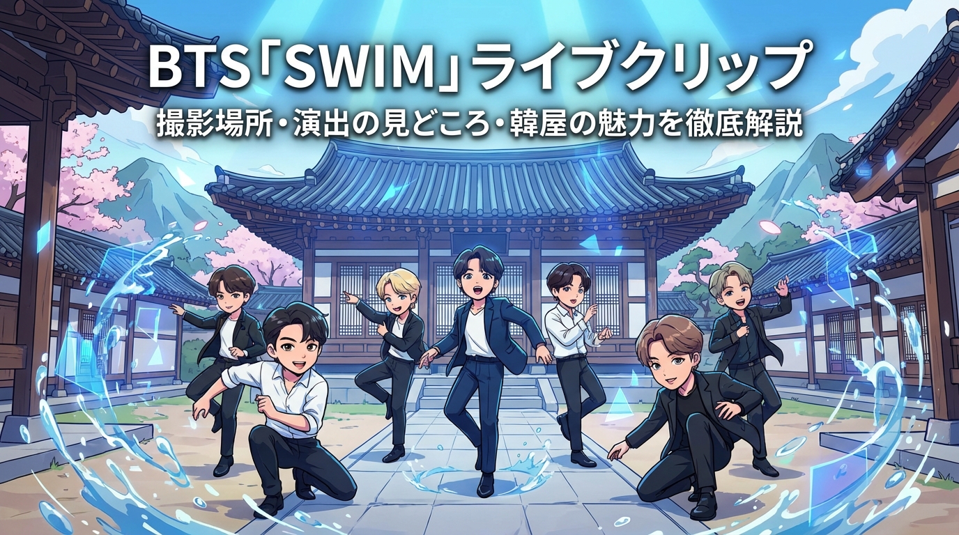BTS「SWIM」ライブクリップの撮影場所・演出の見どころ・韓屋の魅力を徹底解説