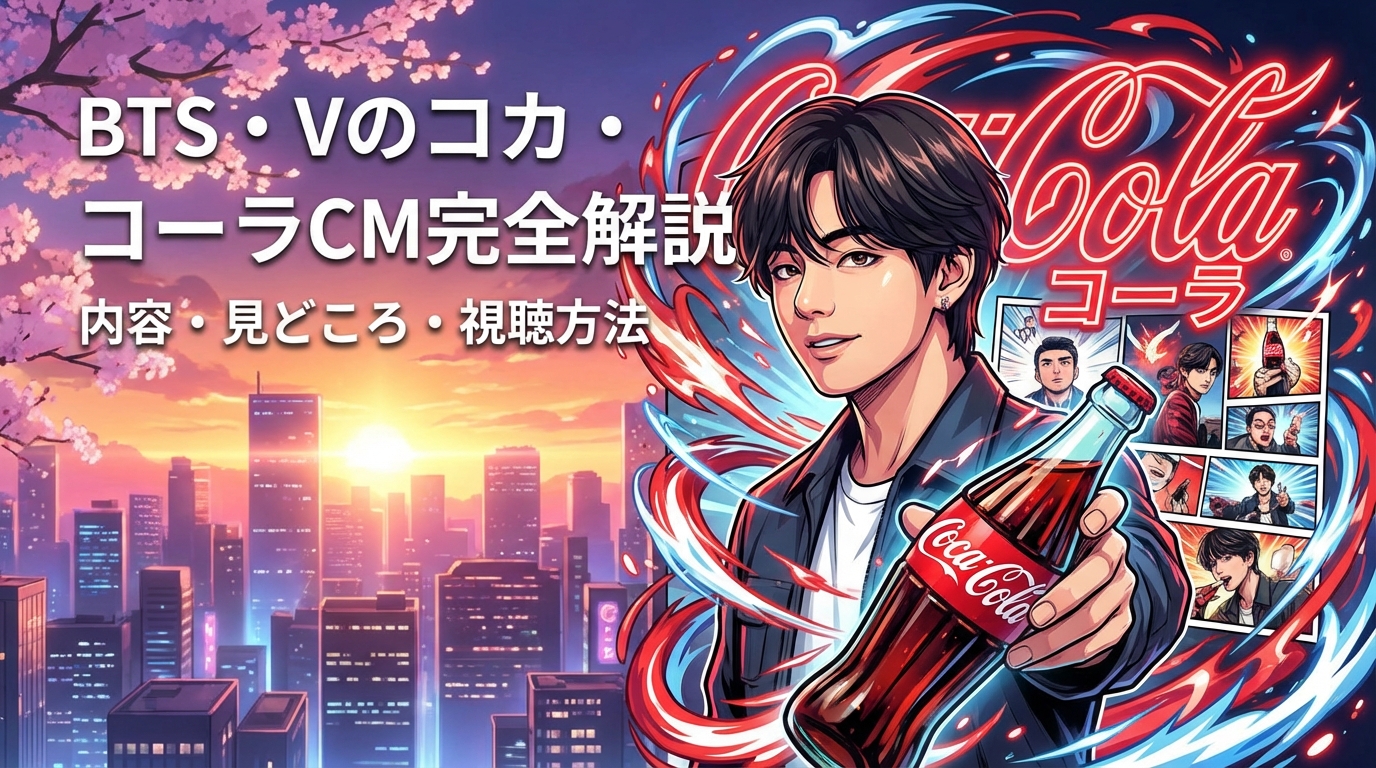 BTS・Vのコカ・コーラCMの内容・見どころ・視聴方法を完全解説