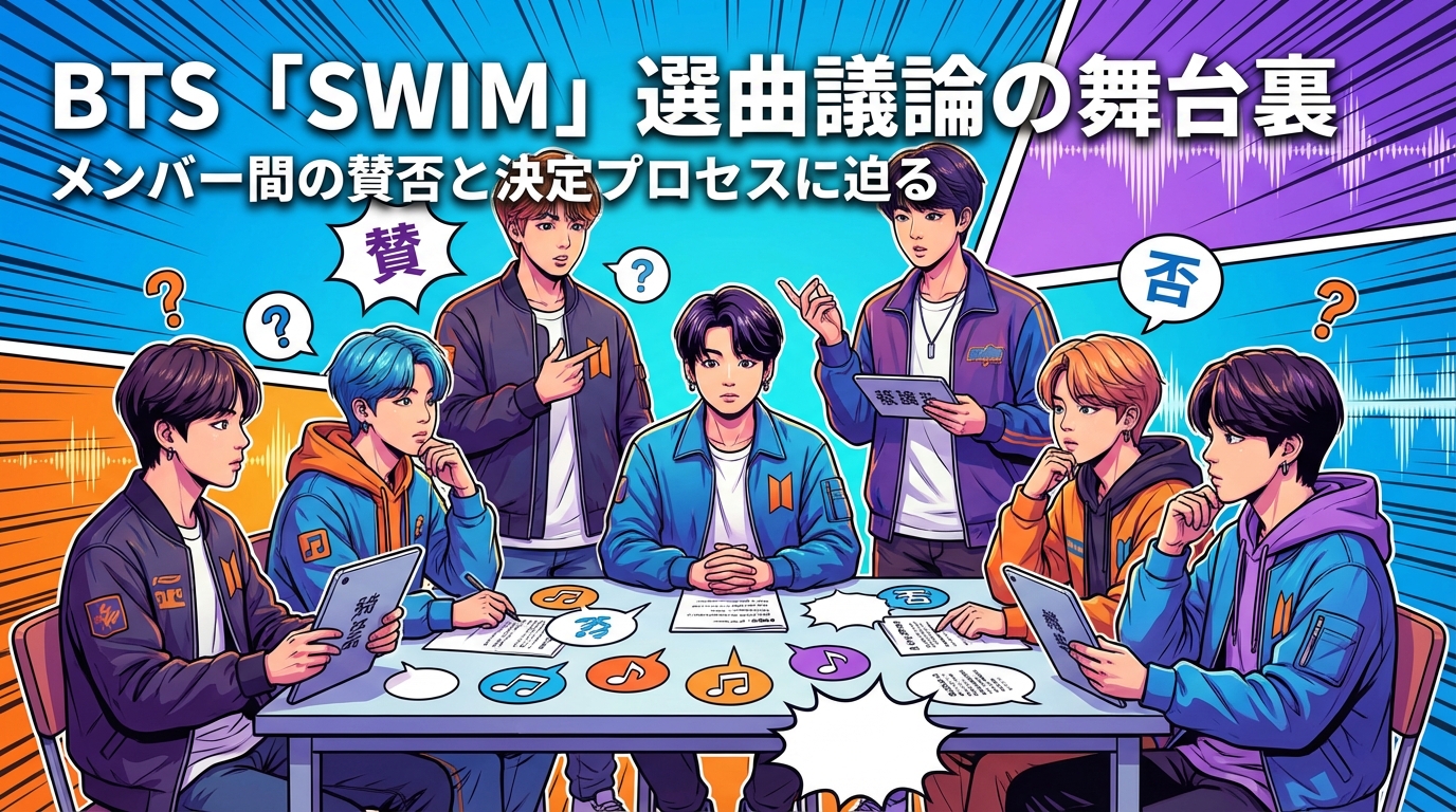 BTS「SWIM」メンバー間での選曲議論の内容・賛否の理由・決定プロセスを徹底解説