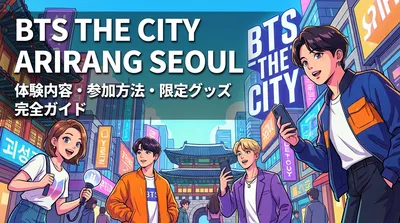 BTS THE CITY ARIRANG SEOULの体験内容・参加方法・限定グッズを完全ガイド