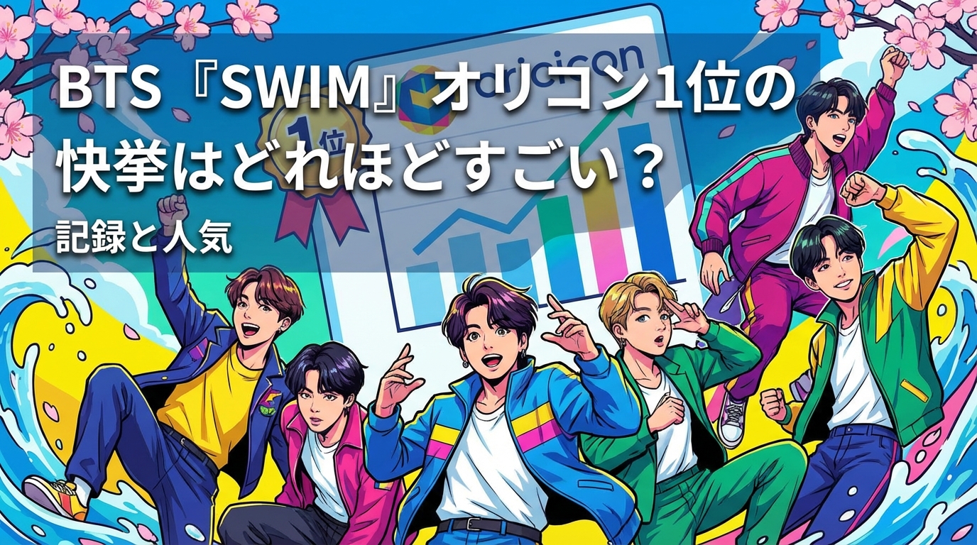 BTS「SWIM」オリコン1位の快挙はどれほどすごい？記録と人気の理由を徹底解説