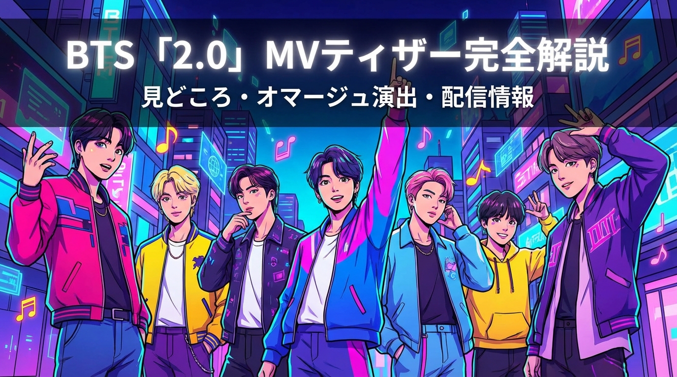 BTS「2.0」MVティザーの見どころ・オマージュ演出・配信情報を完全解説