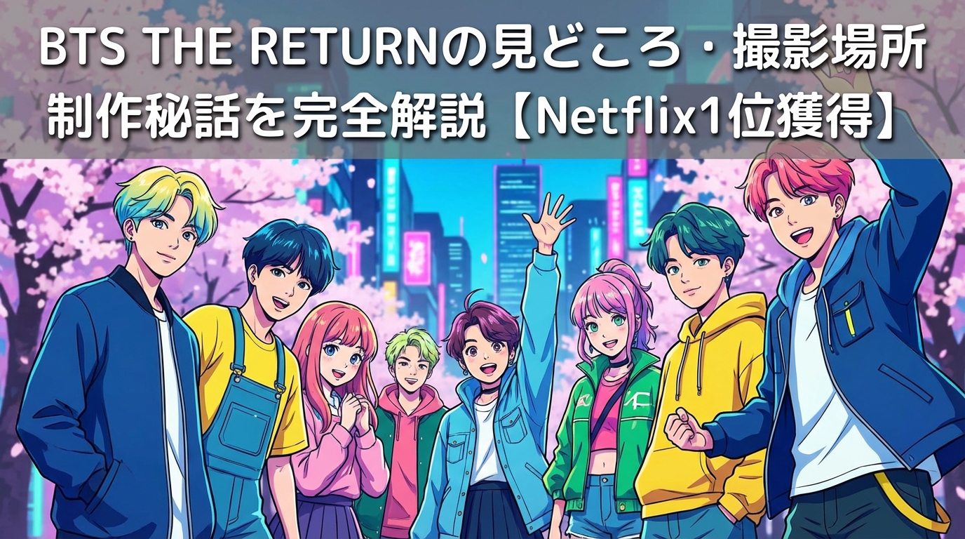 BTS THE RETURNの見どころ・撮影場所・制作秘話を完全解説【Netflix1位獲得】