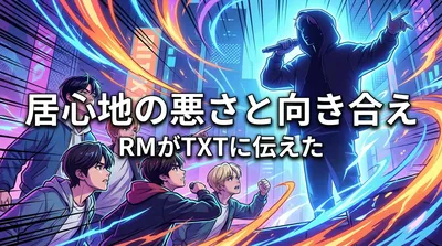 RMがTXTに伝えた「居心地の悪さと向き合え」の意味とは？メンバー関係修復の全経緯を解説