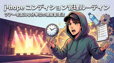 j-hope コンディション管理ルーティン完全解説｜ツアーを支える分単位の徹底管理法