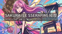 サクラ(LE SSERAFIM)HKT48・IZ*ONE経歴・宮脇プロ・編み物・ルイヴィトン・コーチェラまとめ