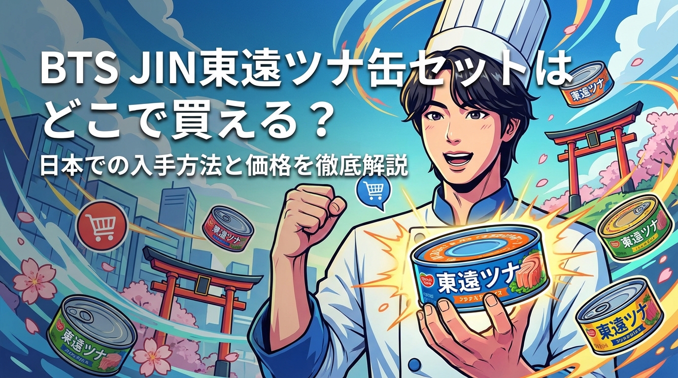 BTS JIN東遠ツナ缶セットはどこで買える?日本での入手方法と価格を徹底解説