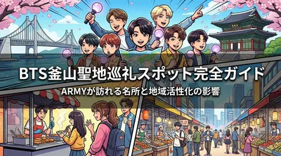 BTS釜山聖地巡礼スポット完全ガイド|ARMYが訪れる名所と地域活性化の影響