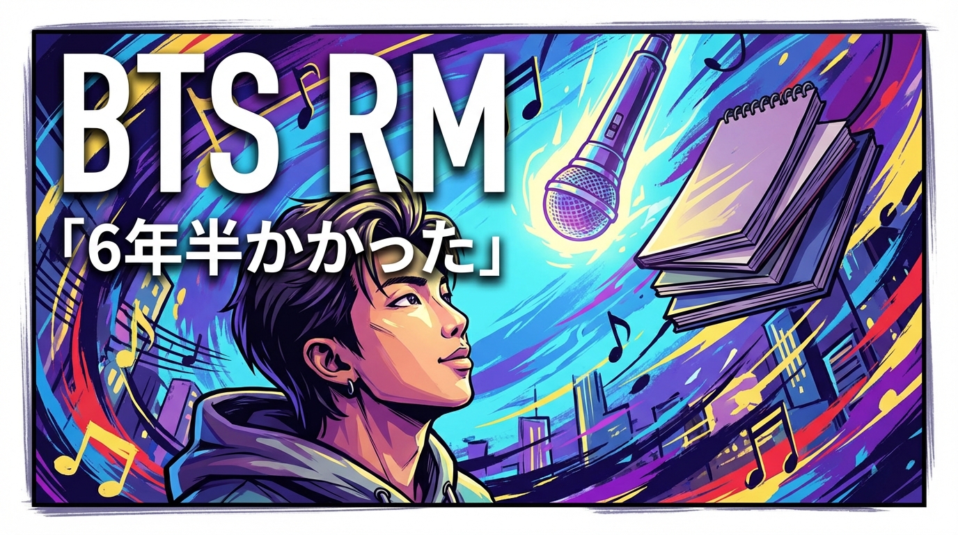 BTS RM「6年半かかった」の意味とは?完全体ツアー復活までの道のりを徹底解説