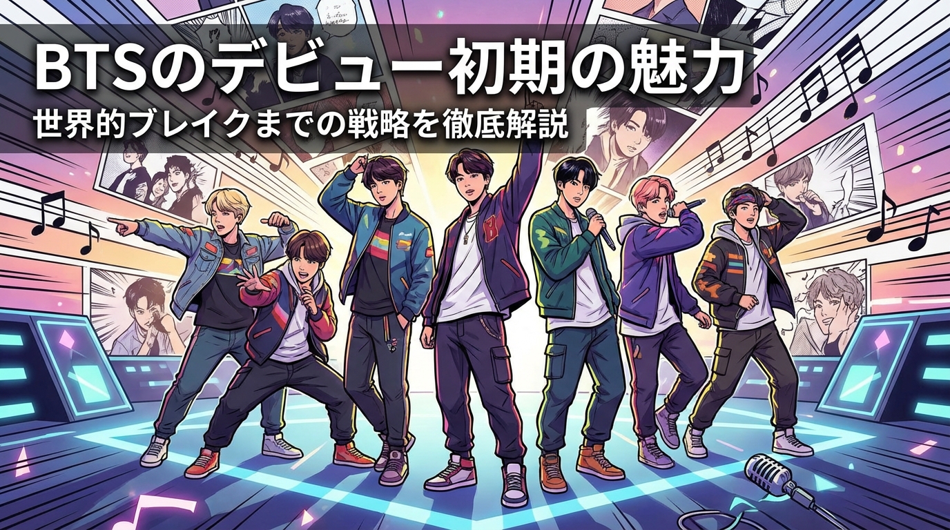 BTSのデビュー初期の楽曲・パフォーマンスの魅力と世界的ブレイクまでの戦略を徹底解説