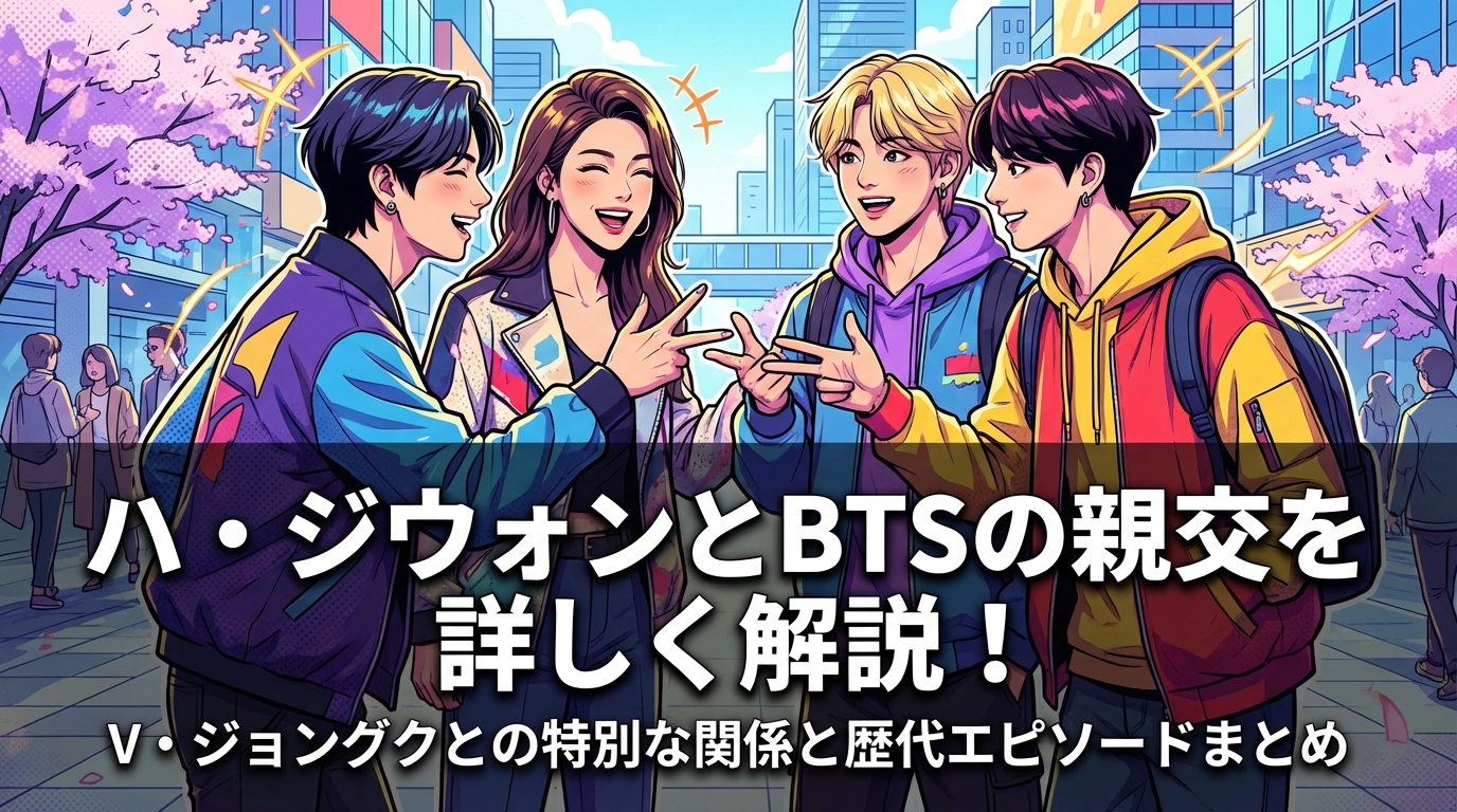 ハ・ジウォンとBTSの親交を詳しく解説!V・ジョングクとの特別な関係と歴代エピソードまとめ