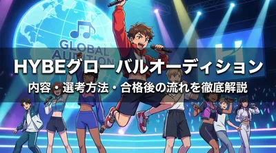 HYBEグローバルオーディションの内容・選考方法・合格後の流れを徹底解説