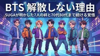 BTS 解散しない理由|SUGAが明かした7人の絆と70代80代まで続ける覚悟