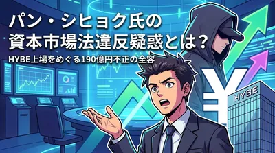 パン・シヒョク氏の資本市場法違反疑惑とは？HYBE上場をめぐる190億円不正の全容