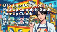 BTS Jin東遠ツナ缶ポップアップの詳細・商品・特典・予約方法を完全ガイド