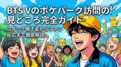 BTS Vのポケパーク訪問の見どころ完全ガイド｜コダック帽子姿からファン反応まで徹底解説