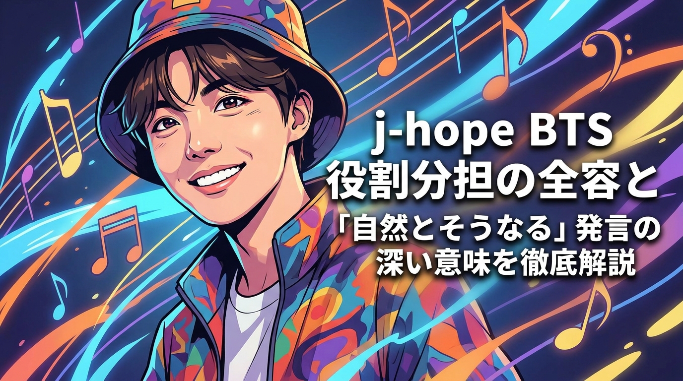j-hope BTS 役割分担の全容と「自然とそうなる」発言の深い意味を徹底解説