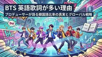 BTS 英語歌詞が多い理由|プロデューサーが語る韓国語比率の真実とグローバル戦略