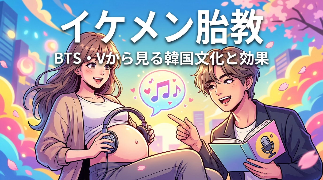BTS・V 胎教の話題から見る韓国の「イケメン胎教」文化とやり方・効果を徹底解説