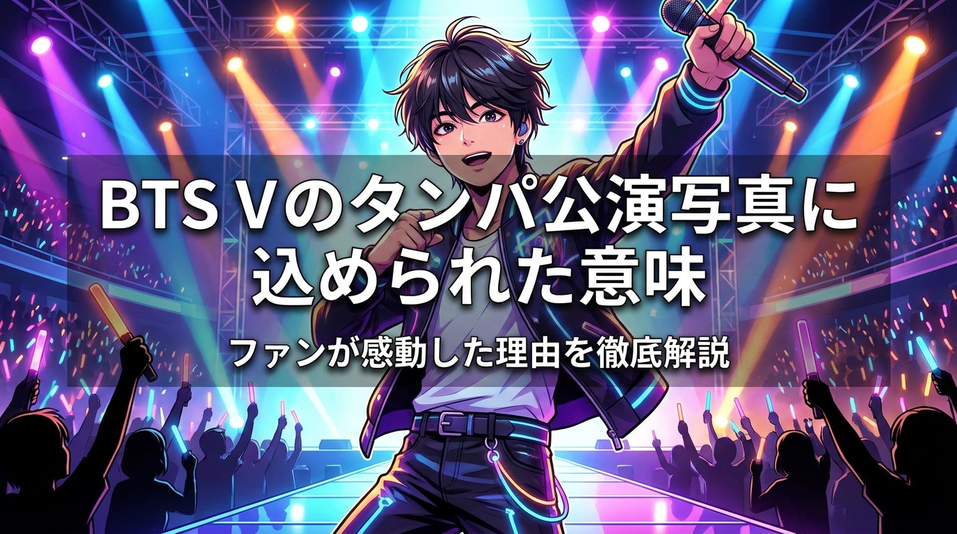 BTS Vのタンパ公演写真に込められた意味とファンが感動した理由を徹底解説