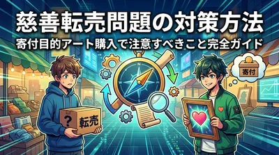 慈善転売問題の対策方法と寄付目的アート購入で注意すべきこと完全ガイド