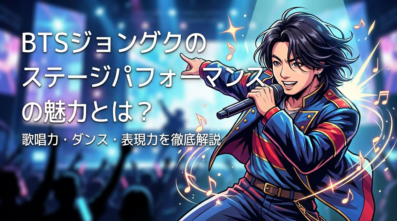 BTSジョングクのステージパフォーマンスの魅力とは?歌唱力・ダンス・表現力を徹底解説