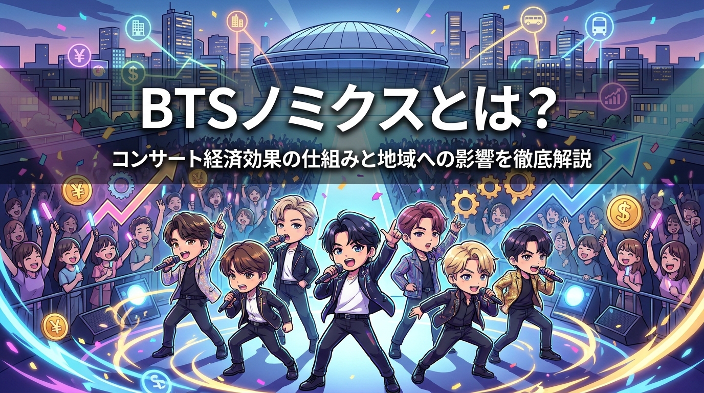 BTSノミクスとは?コンサート経済効果の仕組みと地域への影響を徹底解説