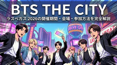 BTS THE CITY ラスベガス 2026の開催期間・会場・参加方法を完全解説