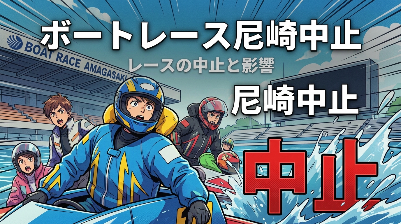ボートレース尼崎中止の理由は?モーター不具合が連発した異常事態の全貌