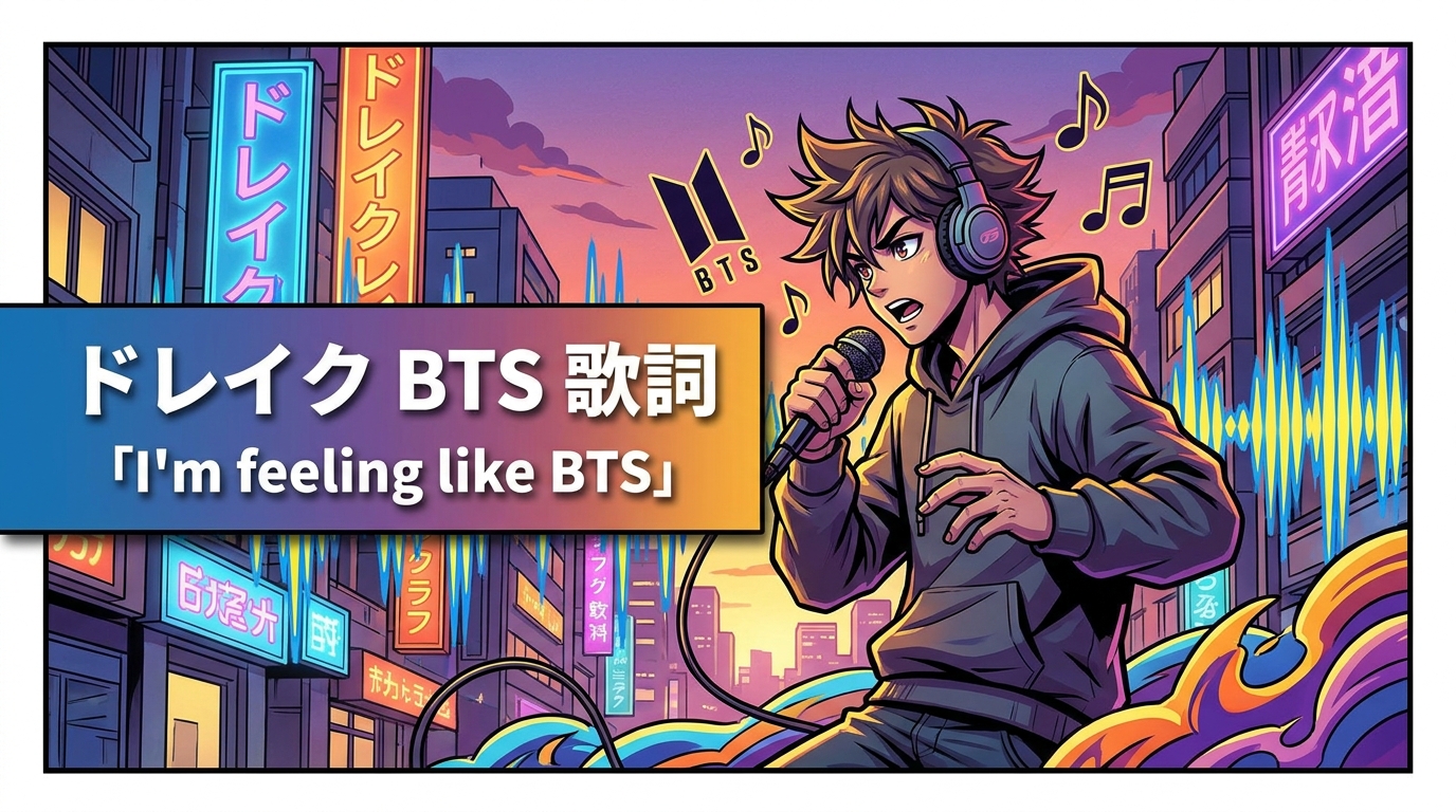 ドレイク BTS 歌詞｜「I'm feeling like BTS」の意味とメンバーの反応・コラボの可能性まで徹底解説