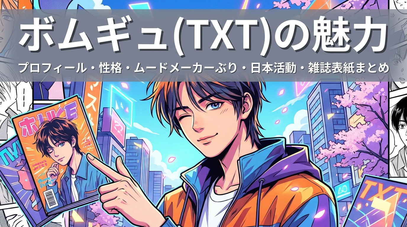 ボムギュ(TXT)のプロフィール・性格・魅力・ビジュアル・ムードメーカーぶり・日本活動・雑誌表紙まとめ