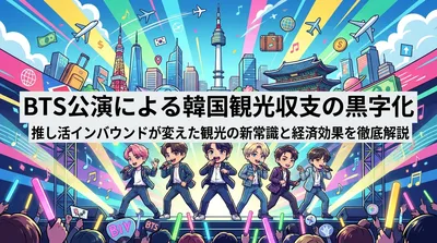 BTS公演による韓国観光収支の黒字化|推し活インバウンドが変えた観光の新常識と経済効果を徹底解説