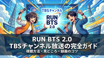 Run BTS 2.0 TBSチャンネル放送の視聴方法・見どころ・録画のコツを完全ガイド