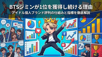 BTSジミンが1位を獲得し続ける理由｜アイドル個人ブランド評判の仕組みと指標を徹底解説