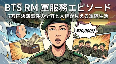BTS RM 軍服務エピソード|7万円決済事件の全容と人柄が見える軍隊生活