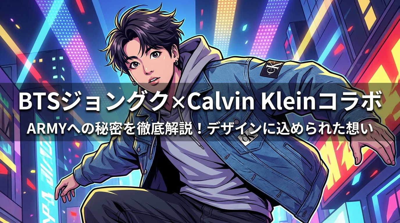 BTSジョングク×Calvin Kleinコラボの「ARMYへの秘密」を徹底解説!デザインに込められた想いとは