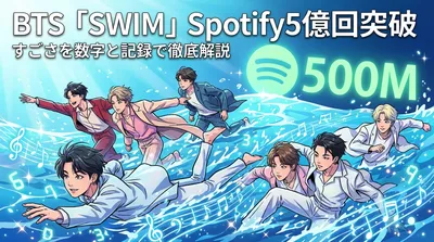 BTS「SWIM」Spotify5億回突破のすごさを数字と記録で徹底解説