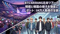 BTS ARIRANG北米ツアーの規模と帰国の様子を徹底レポート│84万人動員の全貌