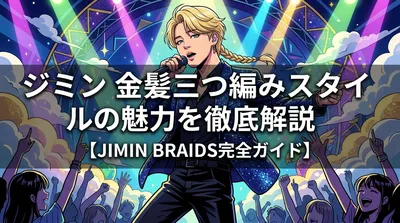 ジミン 金髪三つ編みスタイルの魅力を徹底解説【JIMIN BRAIDS完全ガイド】