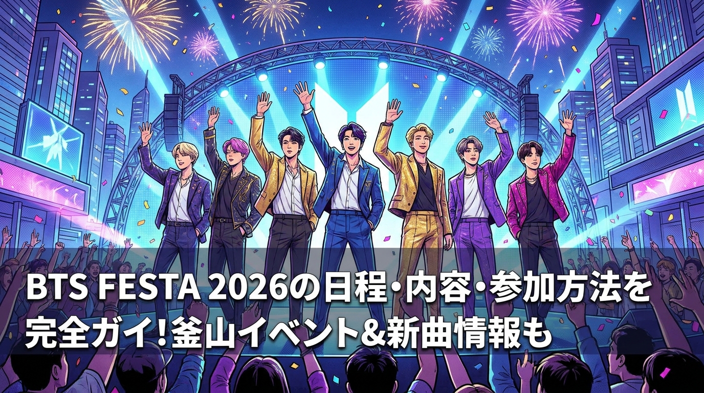 BTS FESTA 2026の日程・内容・参加方法を完全ガイド！釜山イベント&新曲情報も